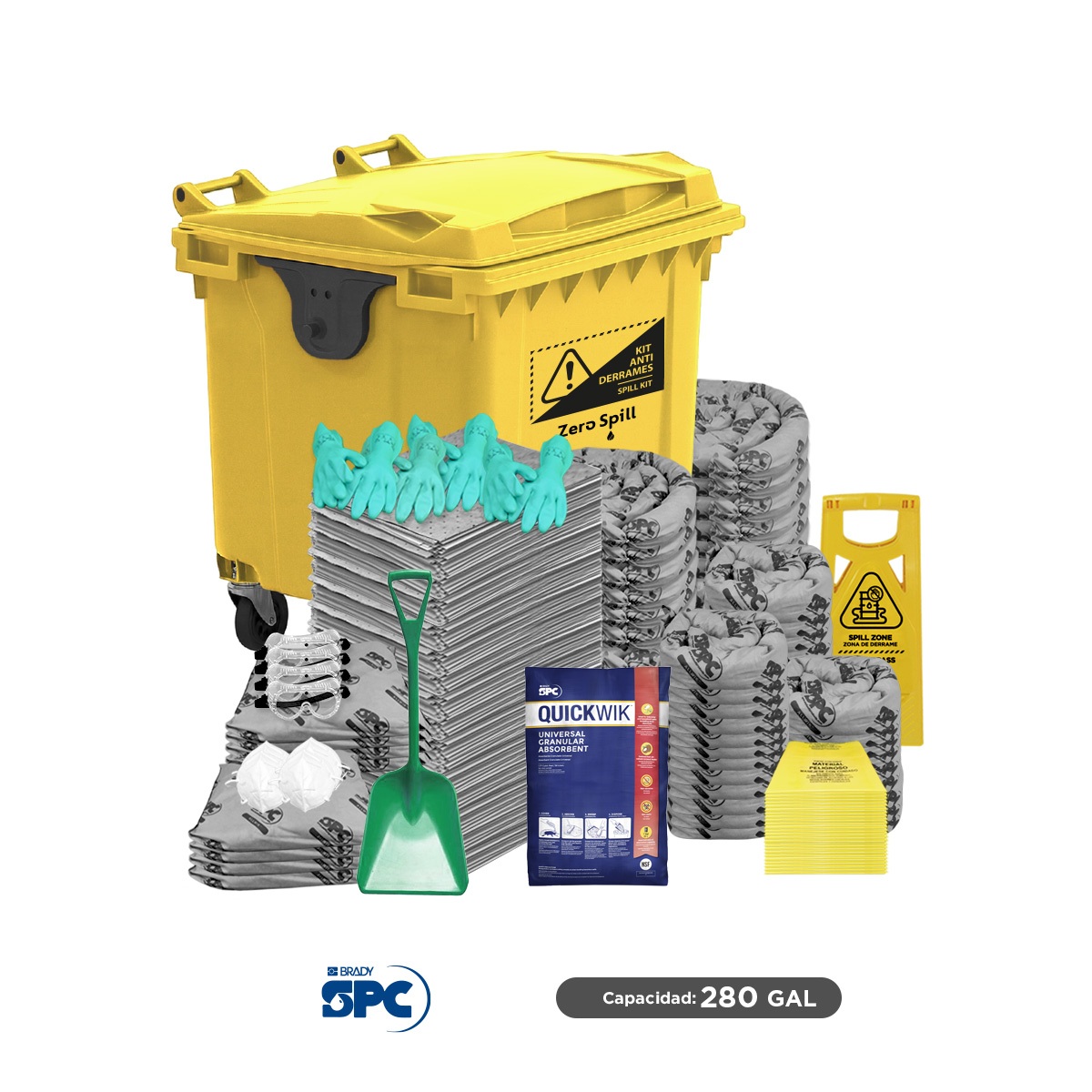 kit antiderrames movil 280 gal universal spc 001